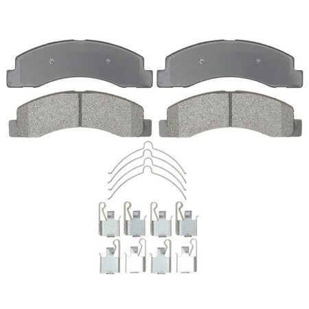 R/M Brakes BRAKE PADS OEM OE Replacement With Hardware Metallic PGD824M